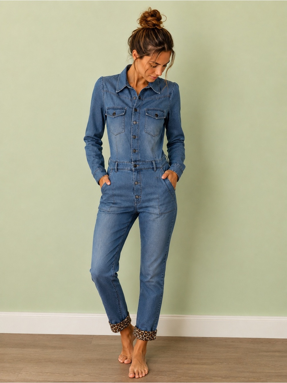 One Teaspoon Denim Jumpsuit